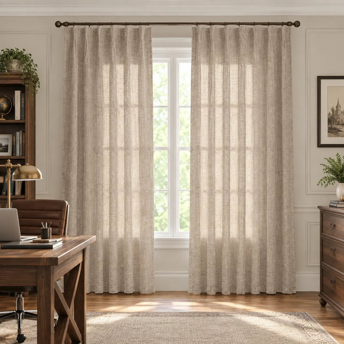 Custom Light Filtering Drapery – 50% Light Blocking Curtains - product image 17