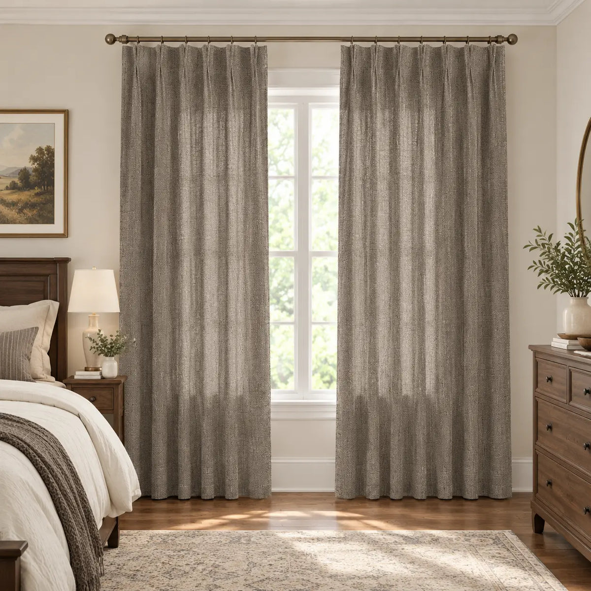 Custom Light Filtering Drapery – 50% Light Blocking Curtains
