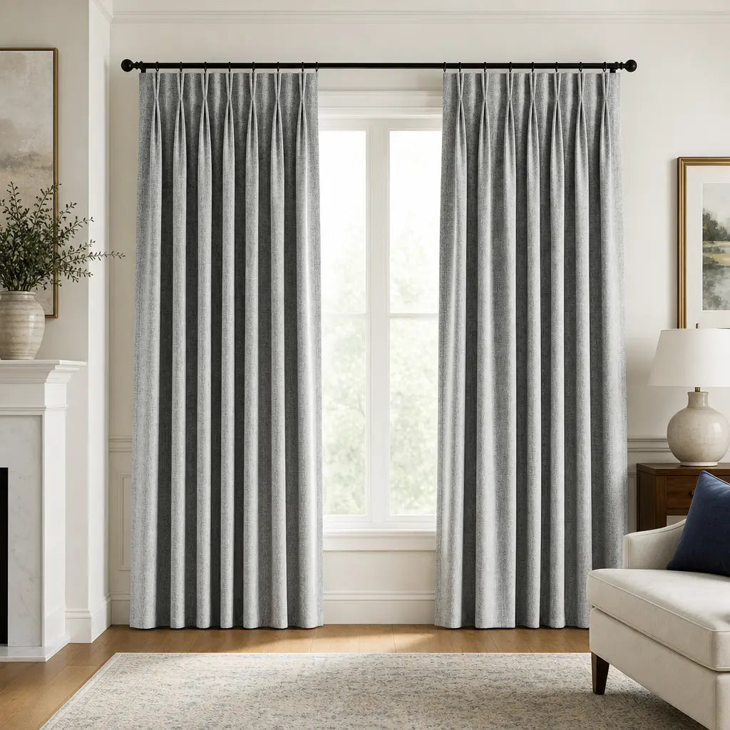 Custom Blackout Curtains for Bedrooms – Room Darkening – color ZJM-A07