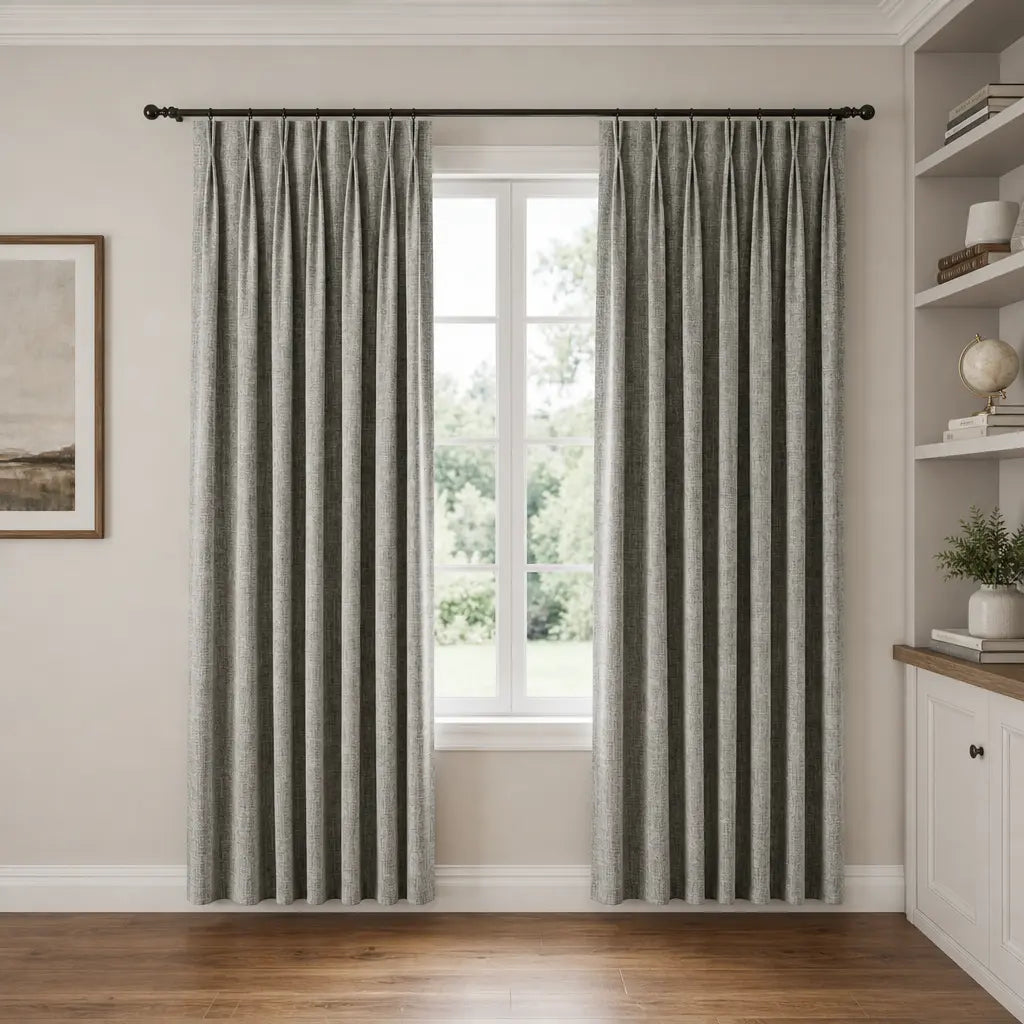 Custom Blackout Curtains for Bedrooms – Room Darkening – color ZJM-A11