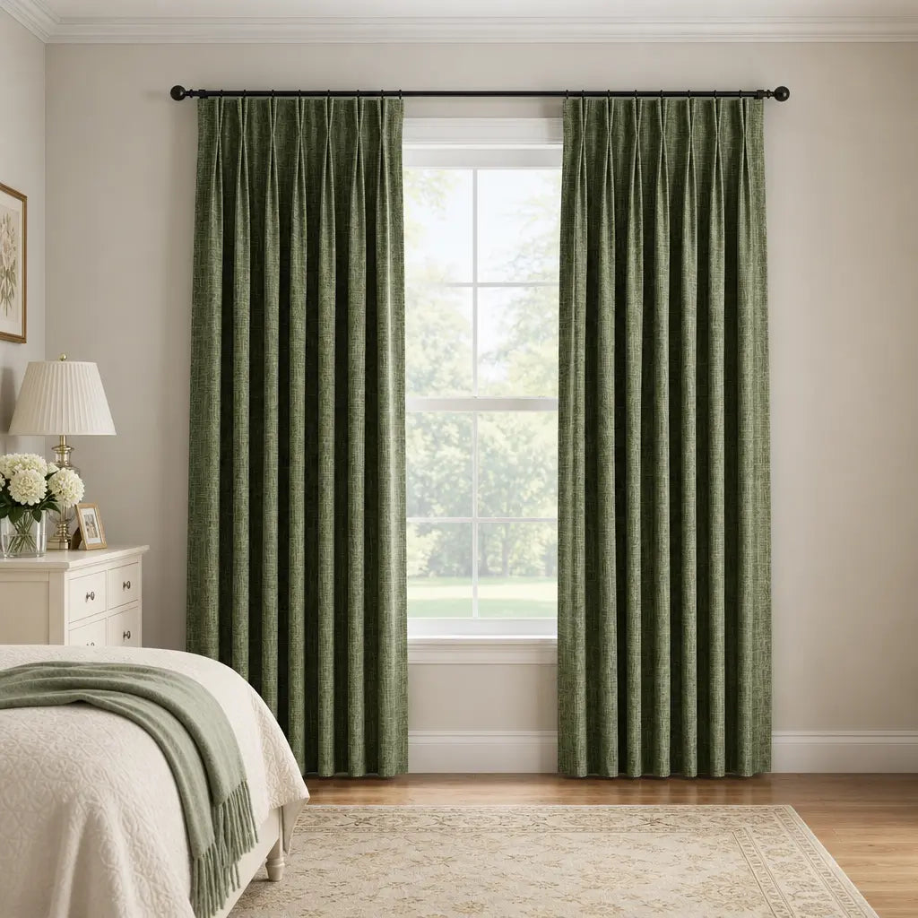 Custom Blackout Curtains for Bedrooms – Room Darkening – color ZJM-A14