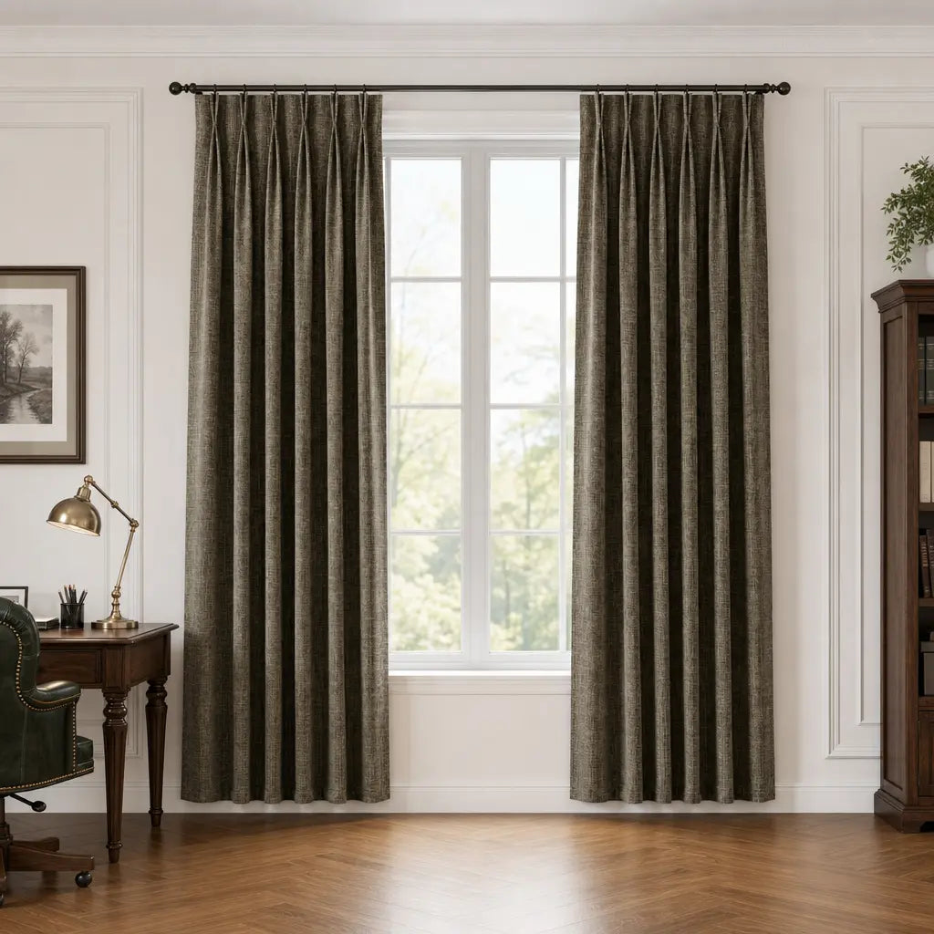 Custom Blackout Curtains for Bedrooms – Room Darkening – color ZJM-A15