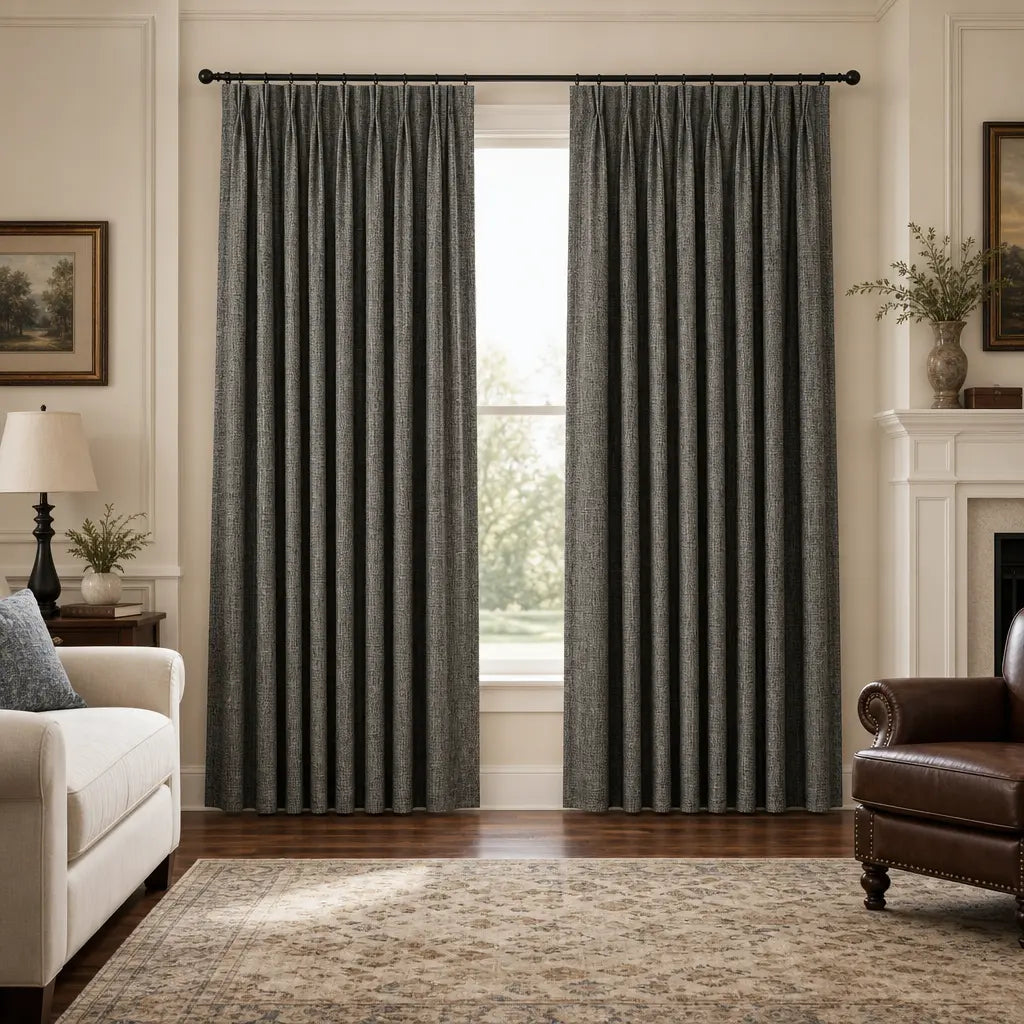Custom Blackout Curtains for Bedrooms – Room Darkening – color ZJM-A22