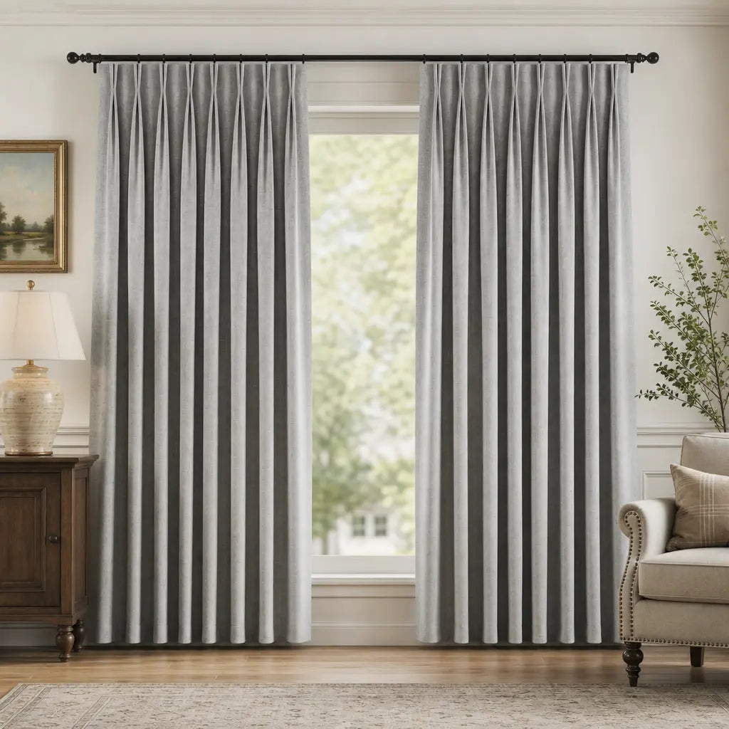 Custom Blackout Curtains for Bedrooms – Room Darkening – color ZJM-A25