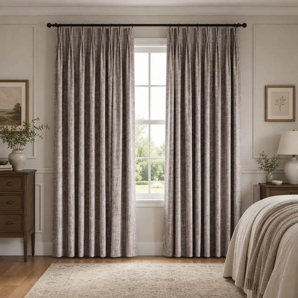 Custom Blackout Curtains – ZJM Linen Blend | Made to Measure – color ZJM-B02