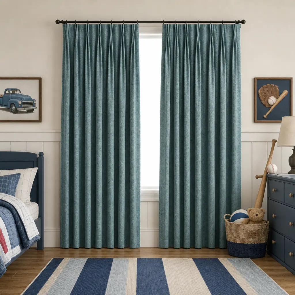 Custom Blackout Curtains – ZJM Linen Blend | Made to Measure – color ZJM-B03