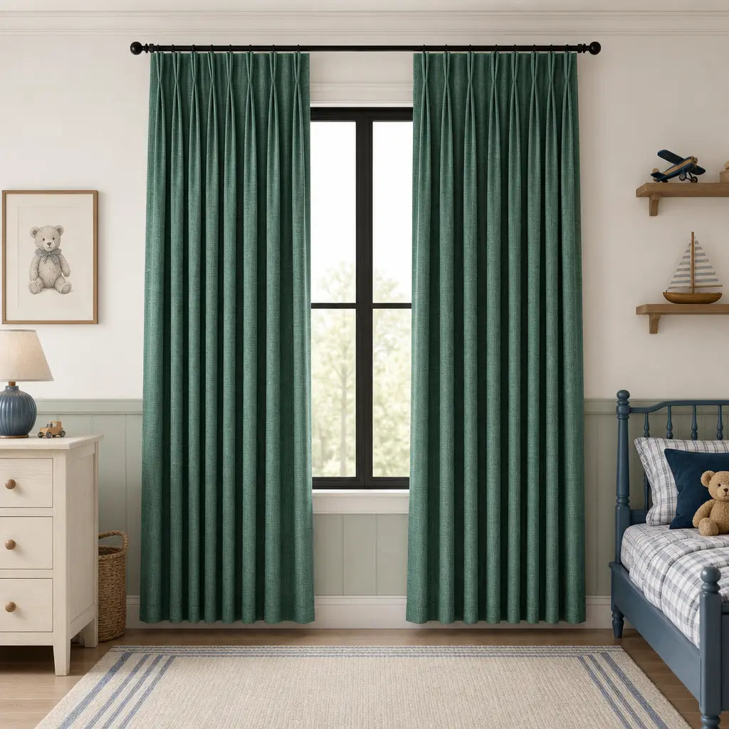 Custom Blackout Curtains – ZJM Linen Blend | Made to Measure – color ZJM-B18