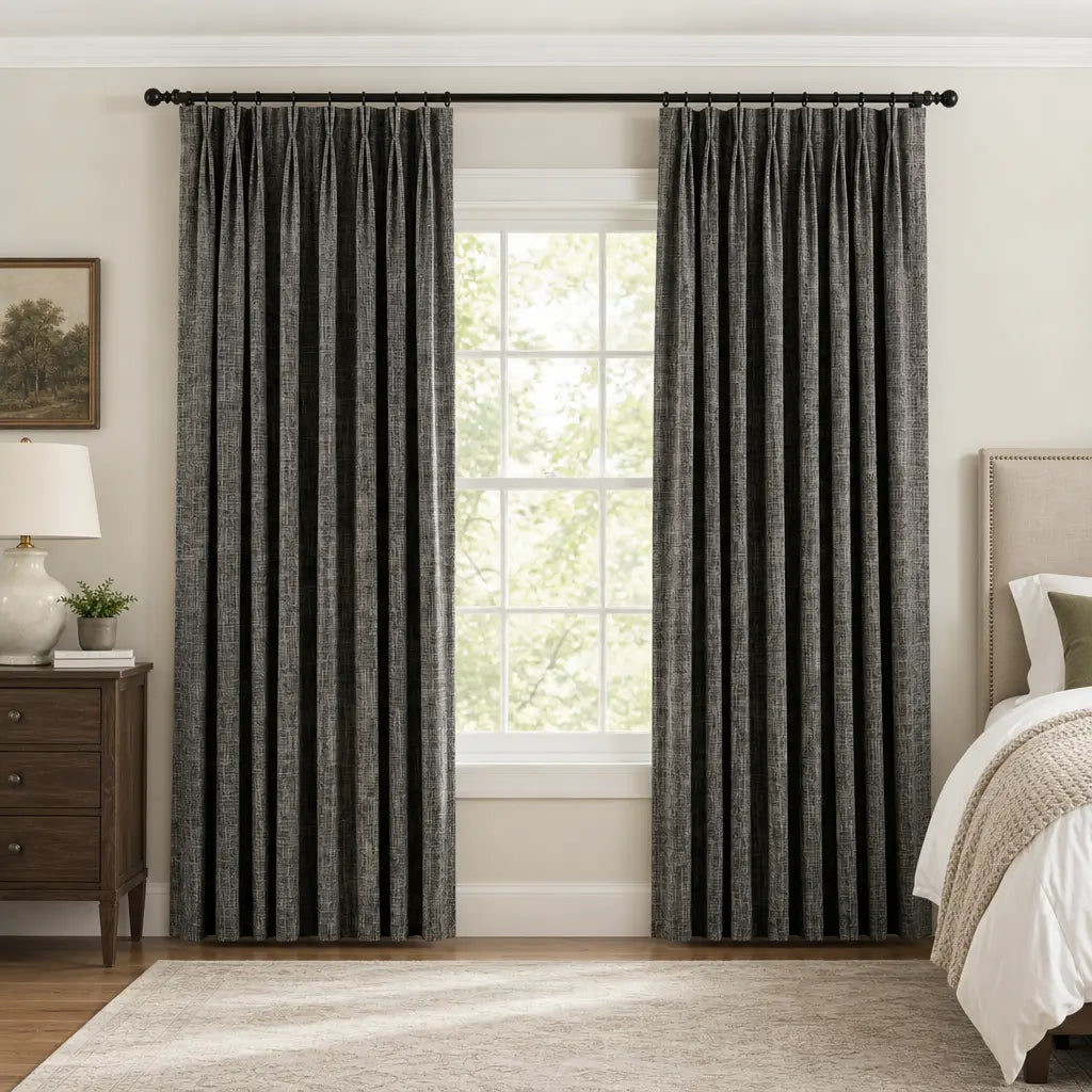 Custom Blackout Curtains – ZJM Linen Blend | Made to Measure – color ZJM-B22