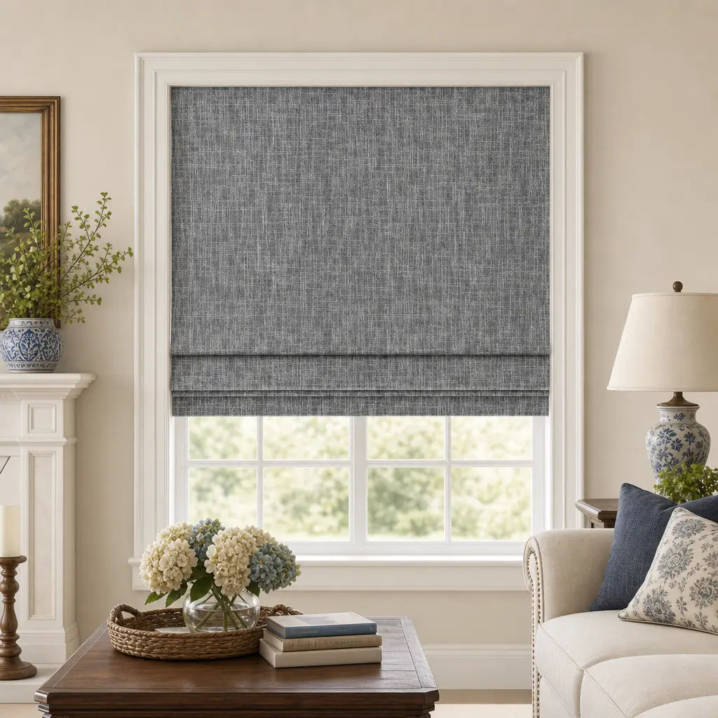 Custom Blackout Roman Shades – Made to Measure – color ZJM-C13