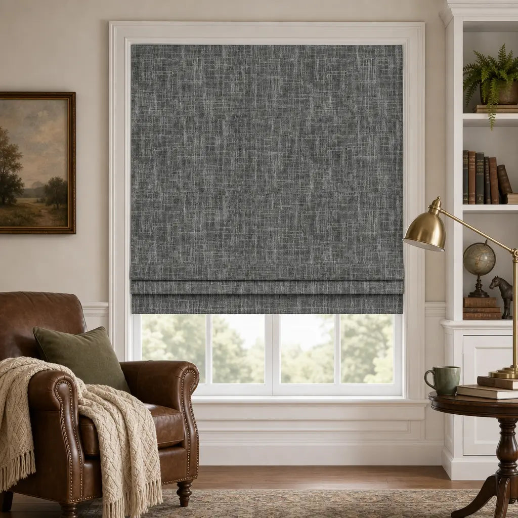 Custom Blackout Roman Shades – Made to Measure – color ZJM-C19