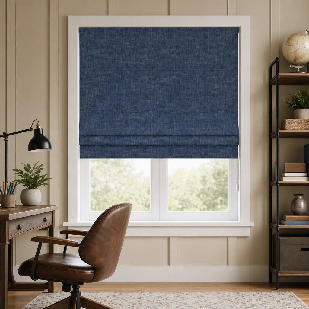 Custom Blackout Roman Shades – Made to Measure – color ZJM-C23