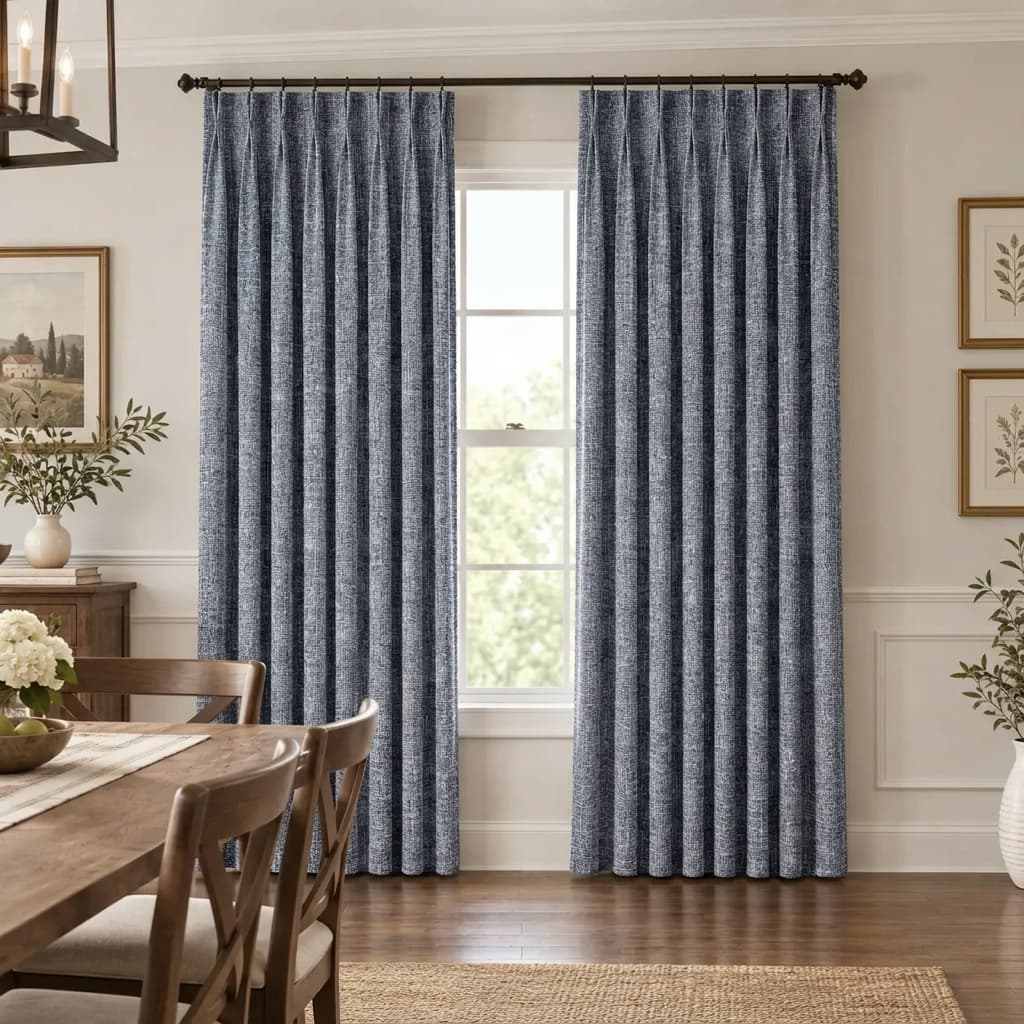 Custom Blackout Bedroom Drapery – 100% Light Blocking Curtains