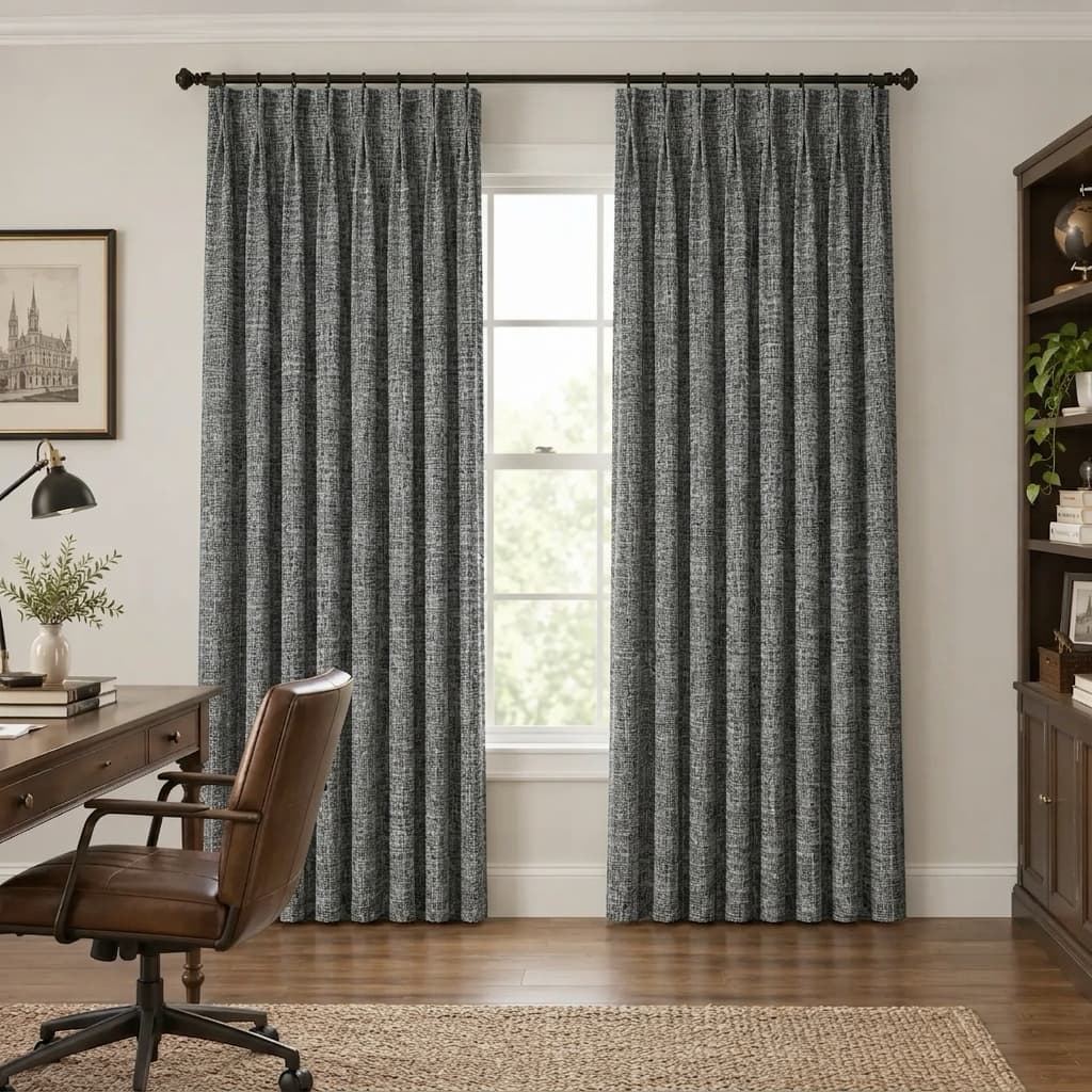 Custom Blackout Bedroom Drapery – 100% Light Blocking Curtains