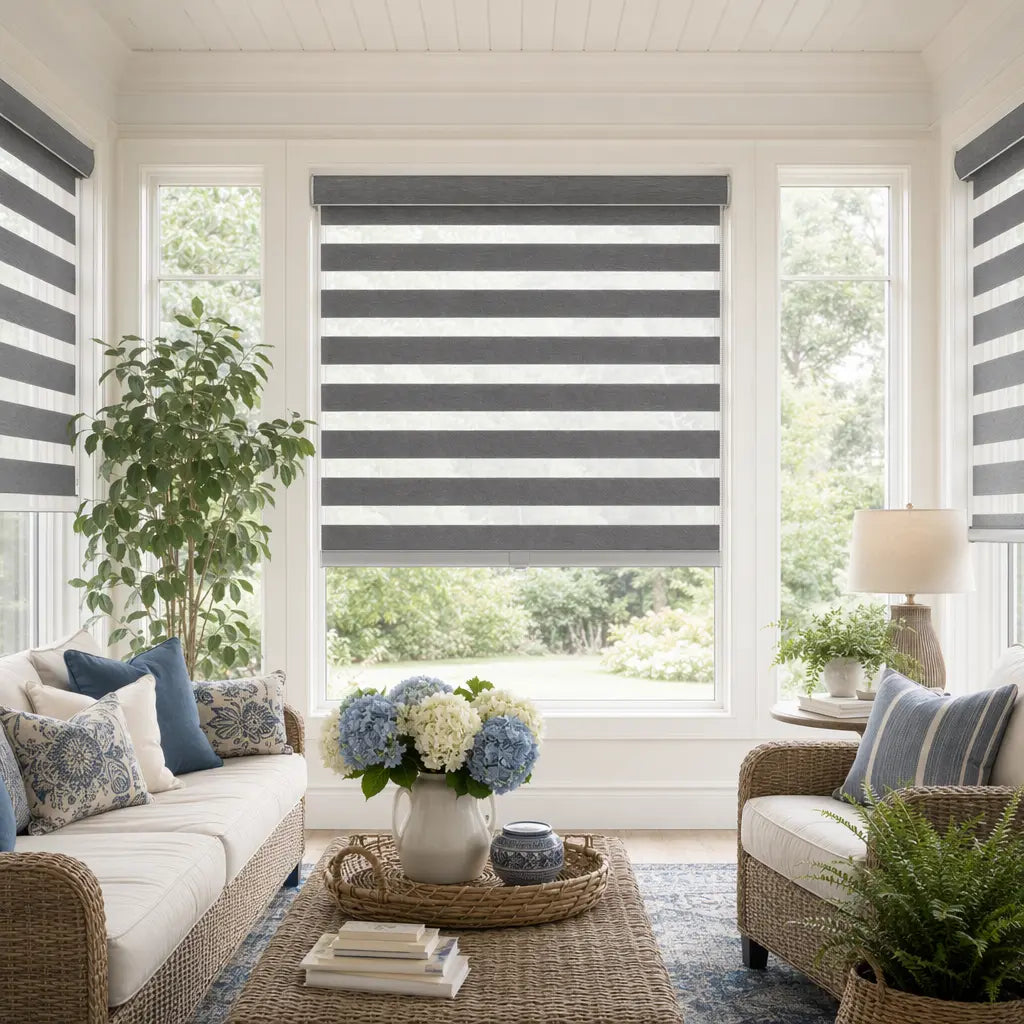 Custom Zebra Shades – Dual Layer Light Filtering – product image 6