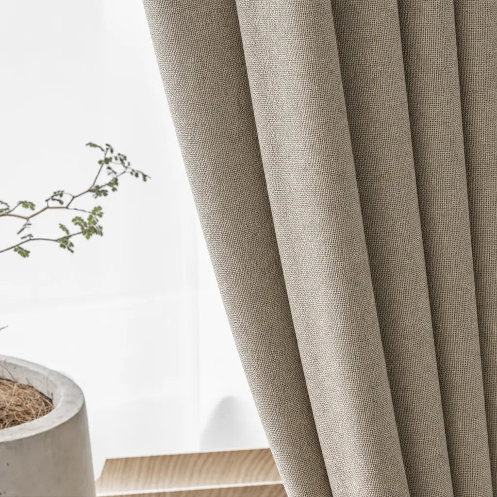 Custom Blackout Curtains for Living Rooms – Linen Blend – product image 14