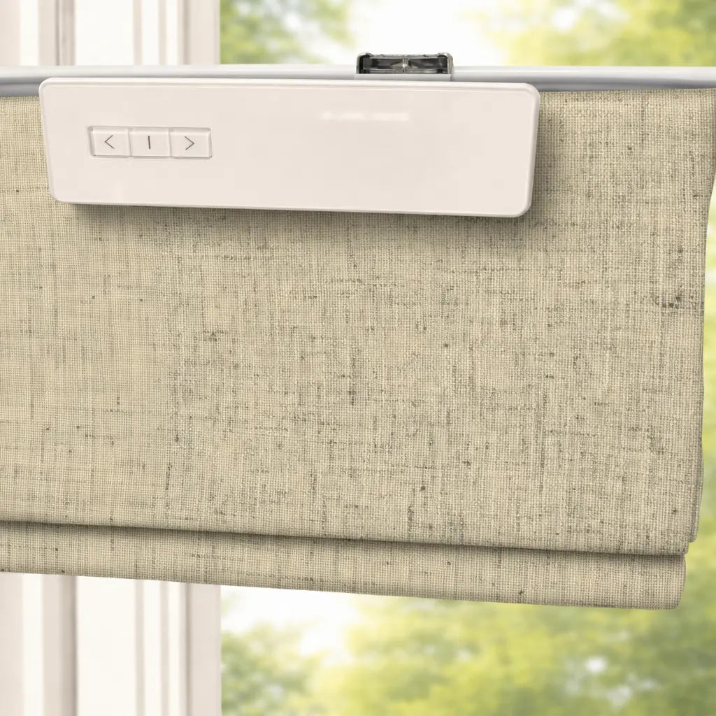 Custom Linen Blend Roman Shades – Semi-Blackout – product image 10