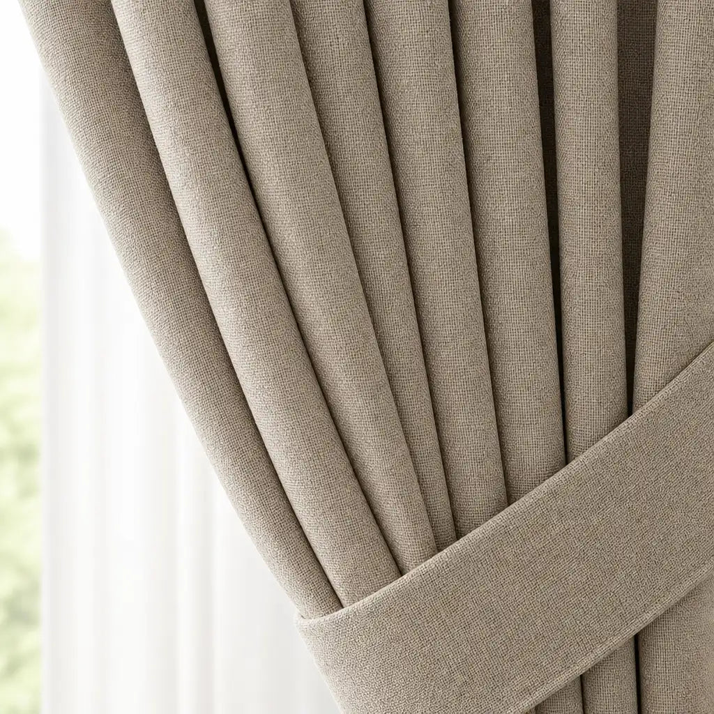 Custom Blackout Curtains for Living Rooms – Linen Blend – product image 15