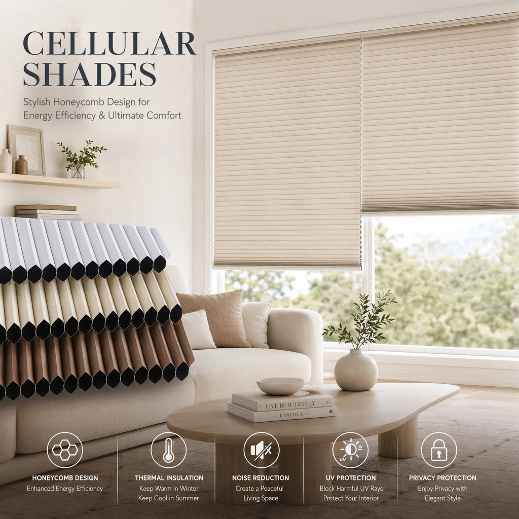 Custom Blackout Cellular Shades – Honeycomb Light Control – product image 10